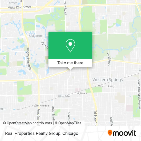 Real Properties Realty Group map