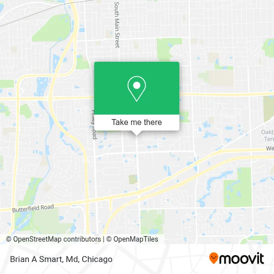 Brian A Smart, Md map