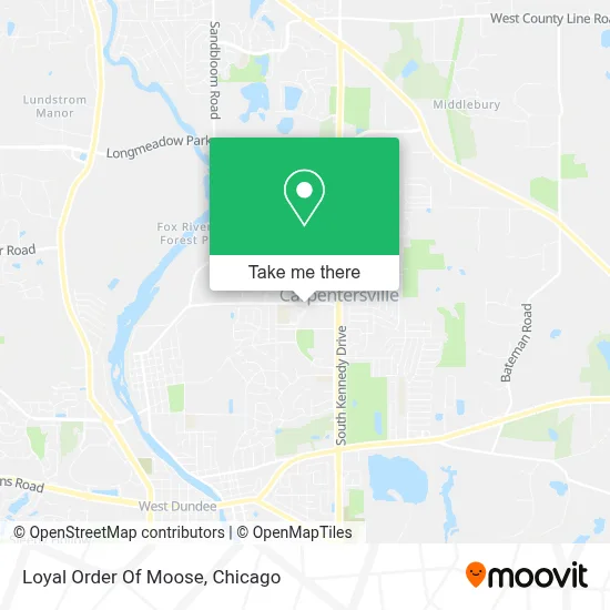 Loyal Order Of Moose map