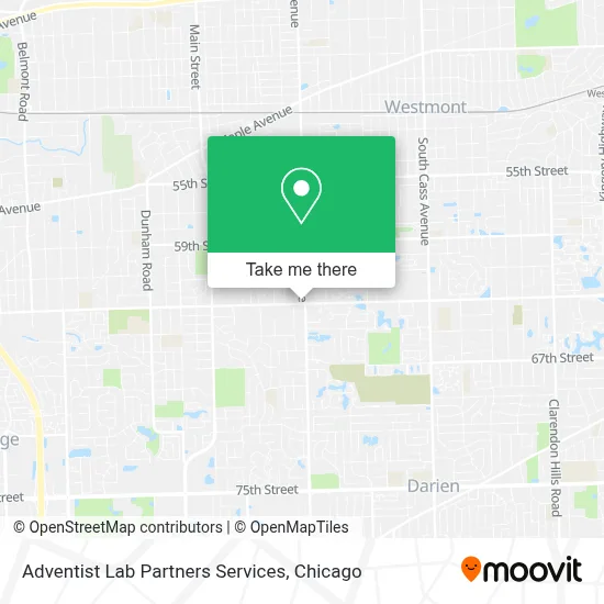 Adventist Lab Partners Services map