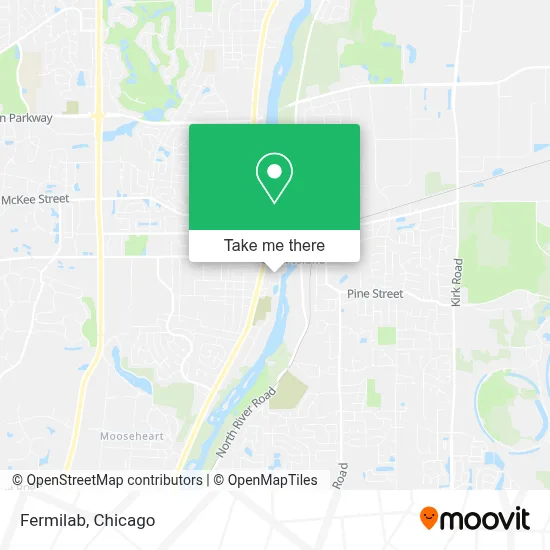 Fermilab map