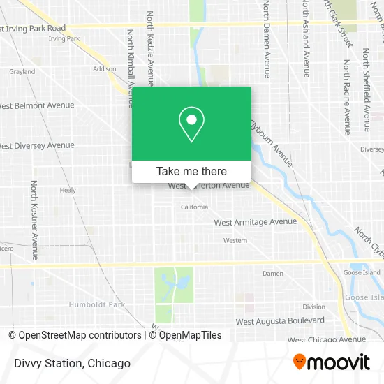 Divvy Station map