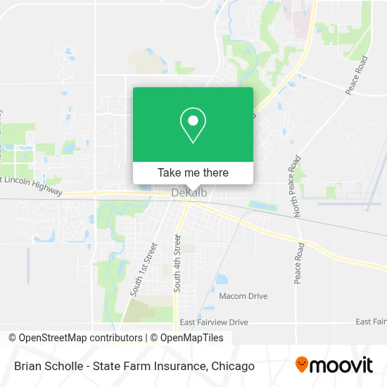 Brian Scholle - State Farm Insurance map