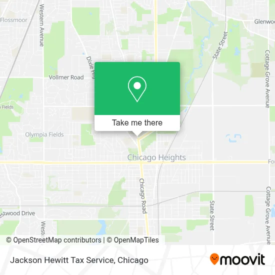 Jackson Hewitt Tax Service map