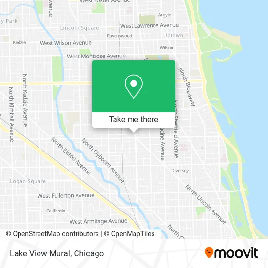 Lake View Mural map