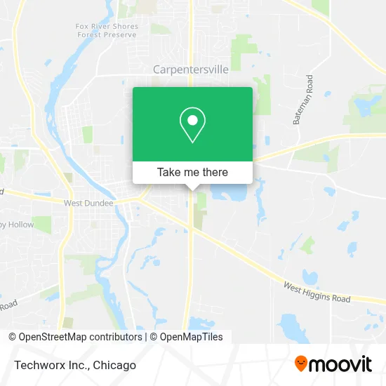 Techworx Inc. map