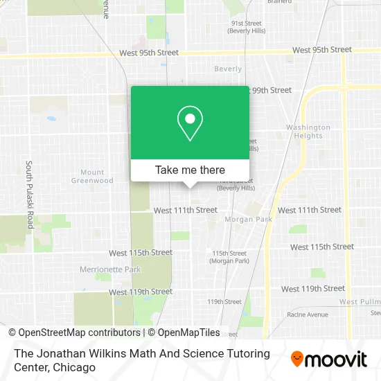The Jonathan Wilkins Math And Science Tutoring Center map