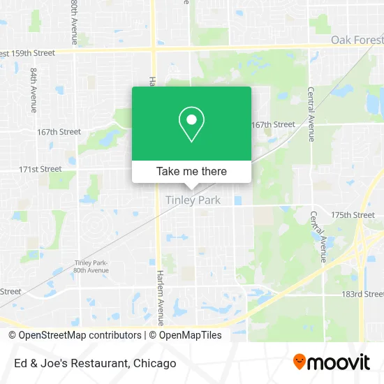 Ed & Joe's Restaurant map