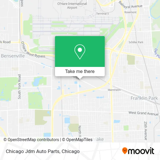 Chicago Jdm Auto Parts map