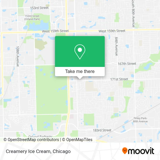 Creamery Ice Cream map