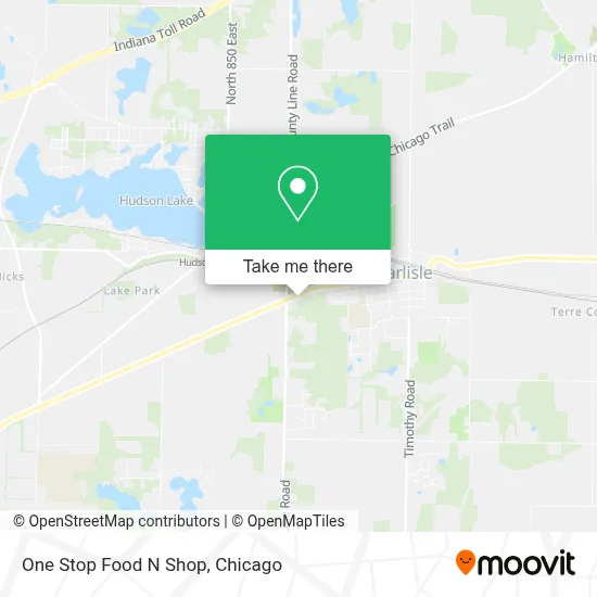 One Stop Food N Shop map