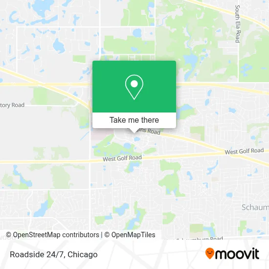 Roadside 24/7 map
