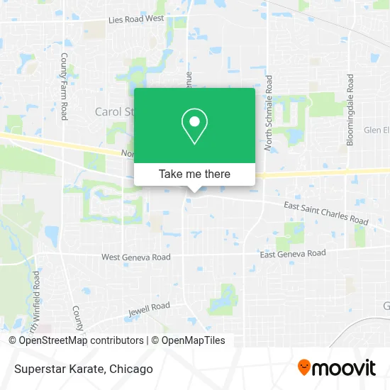 Superstar Karate map