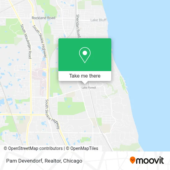 Pam Devendorf, Realtor map