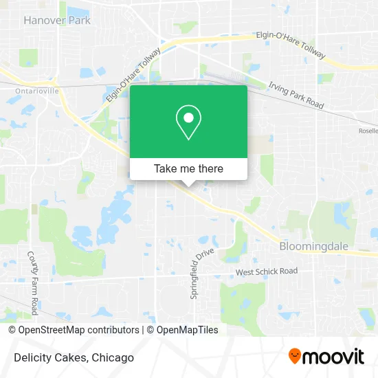 Delicity Cakes map
