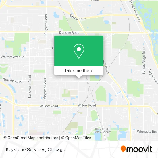 Keystone Services map