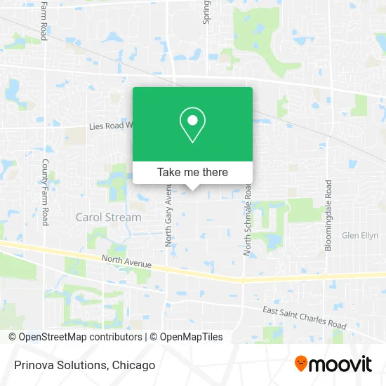 Prinova Solutions map