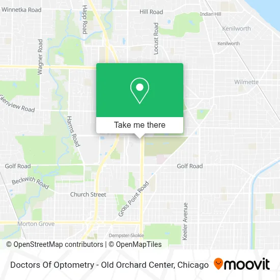Doctors Of Optometry - Old Orchard Center map