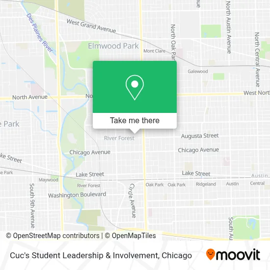 Cuc's Student Leadership & Involvement map