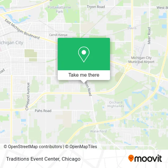 Traditions Event Center map