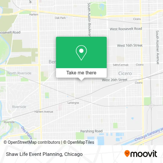 Shaw Life Event Planning map