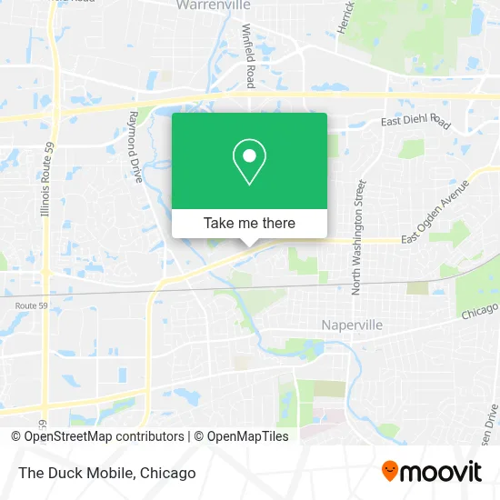 The Duck Mobile map