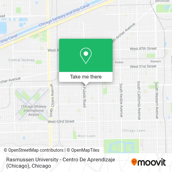Rasmussen University - Centro De Aprendizaje (Chicago) map