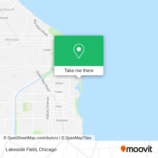 Lakeside Field map