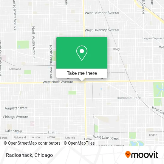 Radioshack map