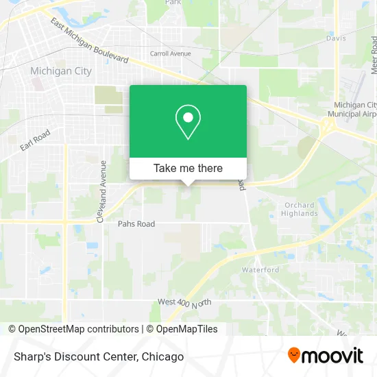 Sharp's Discount Center map