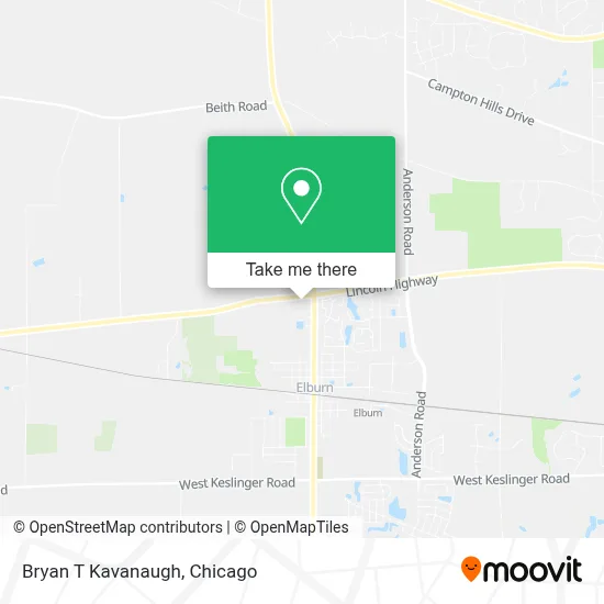 Bryan T Kavanaugh map