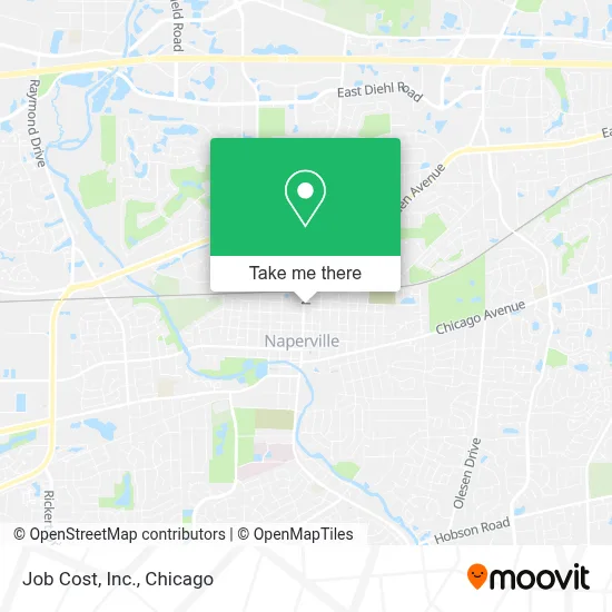 Job Cost, Inc. map