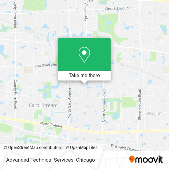 Advanced Technical Services map
