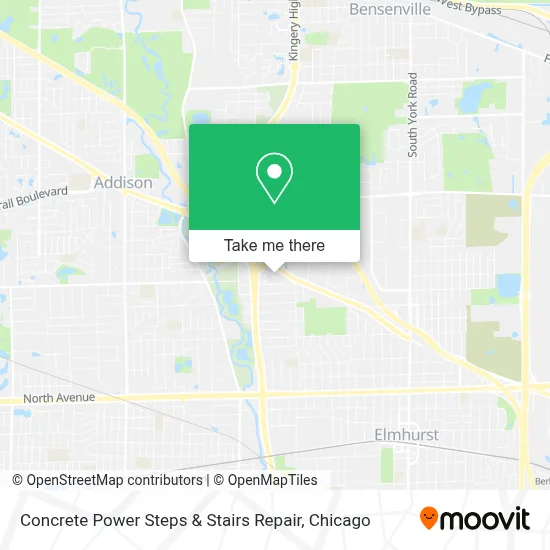 Concrete Power Steps & Stairs Repair map