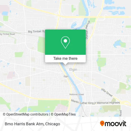 Bmo Harris Bank Atm map