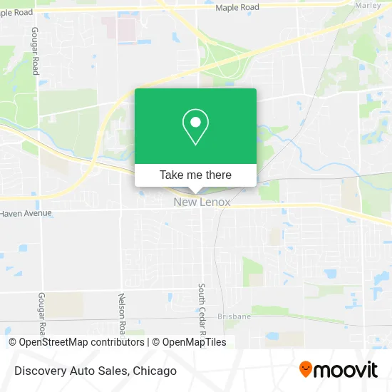 Discovery Auto Sales map