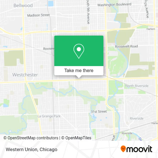Western Union map