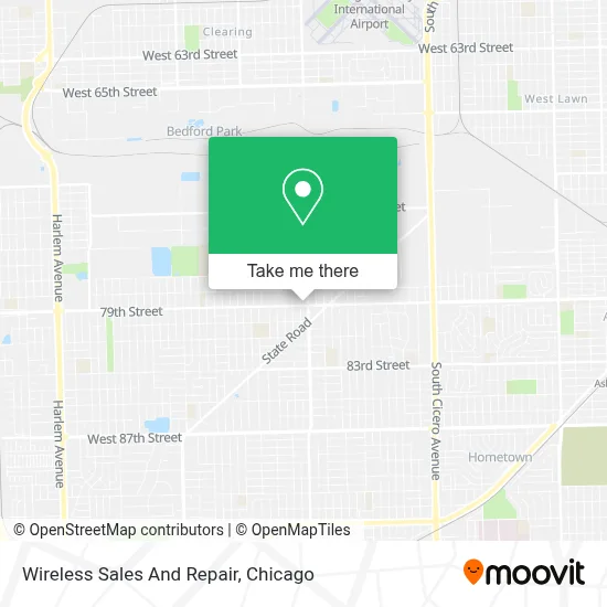 Wireless Sales And Repair map