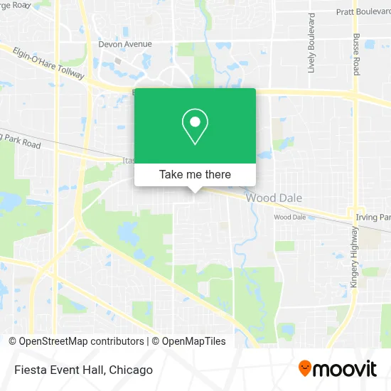 Fiesta Event Hall map