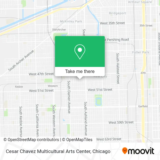 Cesar Chavez Multicultural Arts Center map