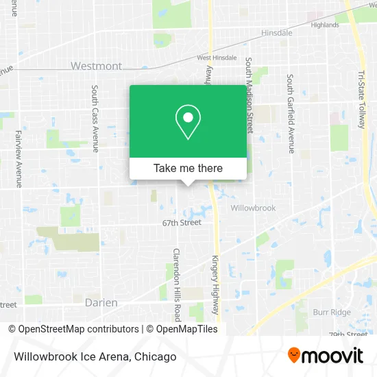 Willowbrook Ice Arena map