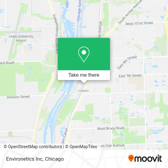 Environetics Inc map