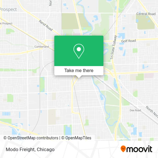 Modo Freight map
