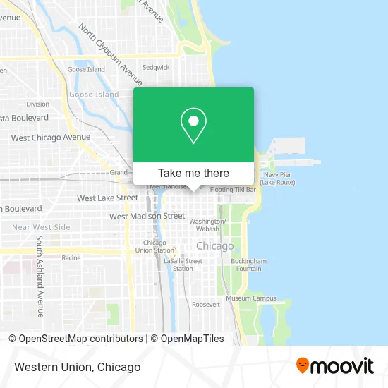 Western Union map