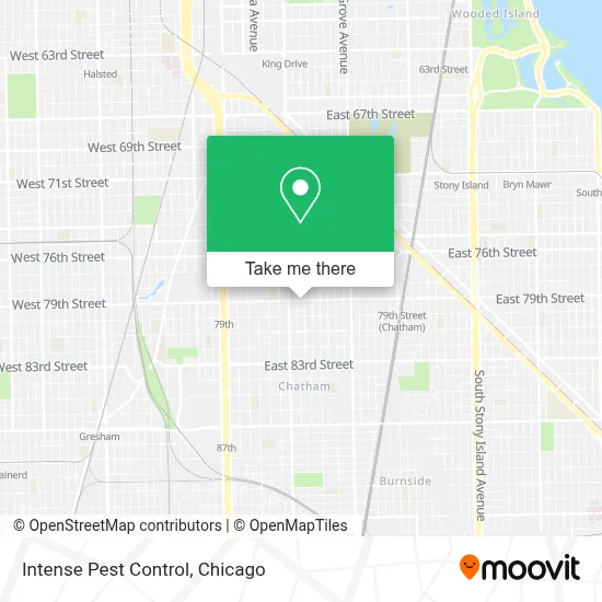 Intense Pest Control map
