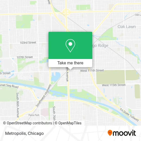 Metropolis map