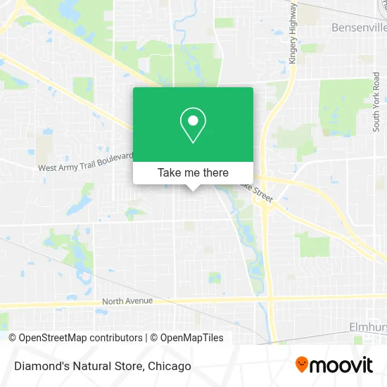 Diamond's Natural Store map