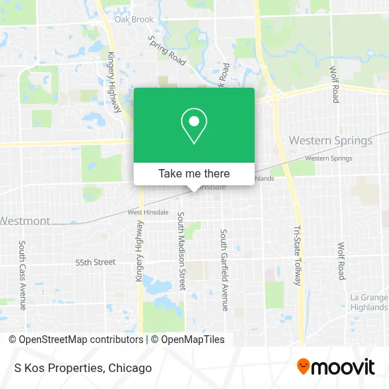 S Kos Properties map