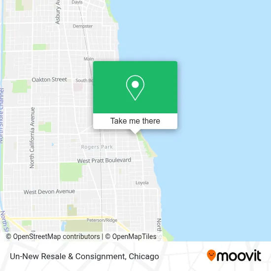 Un-New Resale & Consignment map
