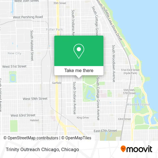 Trinity Outreach Chicago map